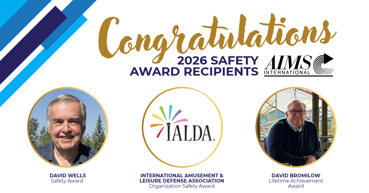 Congratulationsations David Wells and IALDA awarded 2026 SAfety Awards & David Bromilow honored with Lifetime Achievement Award